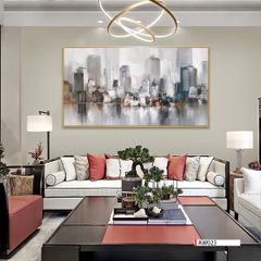 TRANH TREO TƯỜNG PHÒNG KHÁCH - TRANH PHONG CẢNH CHÂU ÂU CỔ ĐIỂN - KHỔ LỚN | MÃ AW023