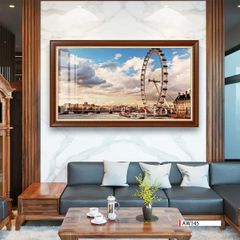 TRANH TREO TƯỜNG PHÒNG KHÁCH - TRANH PHONG CẢNH CHÂU ÂU HIỆN ĐẠI - KHỔ LỚN | MÃ AW145