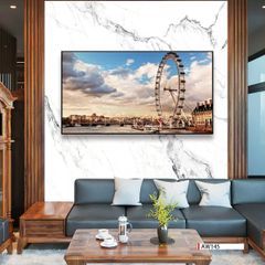 TRANH TREO TƯỜNG PHÒNG KHÁCH - TRANH PHONG CẢNH CHÂU ÂU HIỆN ĐẠI - KHỔ LỚN | MÃ AW145