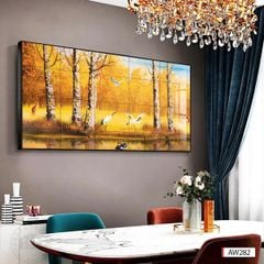 BST56 - TRANH TREO TƯỜNG - PHÒNG KHÁCH, SAU SOFA - TRANH PHONG CẢNH THIÊN NHIÊN - KHỔ LỚN
