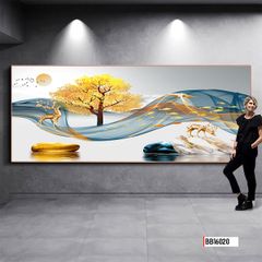 TRANH TREO TƯỜNG PHÒNG KHÁCH - PHÒNG NGỦ - SẢNH LỐI ĐI - TRANH HƯƠU TÀI LỘC | MÃ BB16020