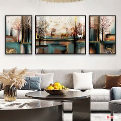 TRANH TREO TƯỜNG PHÒNG KHÁCH - TRANH HƯƠU TÀI LỘC | MÃ C-184