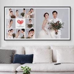 BST12 - TRANH TREO PHÒNG NGỦ - TRANH CƯỚI - TRANH TREO TƯỜNG CẶP ĐÔI  - KIỂU TRANH LIỀN KHỔ