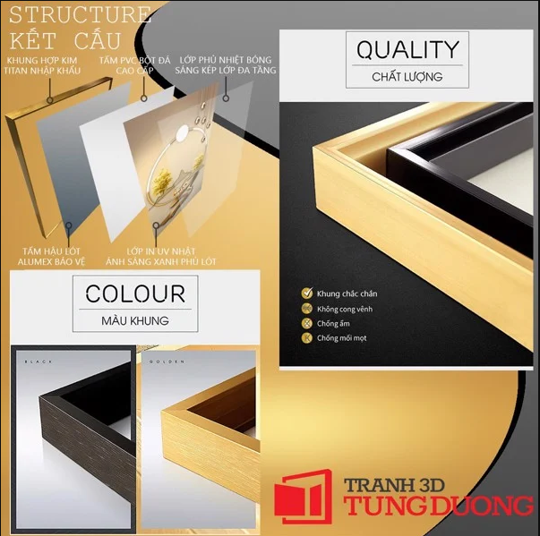 TRANH TREO TƯỜNG PHÒNG KHÁCH - TRANH BÌNH HOA GHÉP BỘ 3 BỨC | MÃ SLH-9010