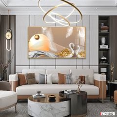 TRANH TREO TƯỜNG PHÒNG KHÁCH, PHÒNG NGỦ - TRANH ĐÔI THIÊN NGA - KHỔ LỚN | MÃ CTH-6032