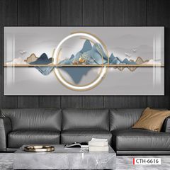 BST163 - TRANH TREO TƯỜNG PHÒNG KHÁCH - SAU SOFA - TRANH TREO TƯỜNG HIỆN ĐẠI HUƠU TÀI LỘC