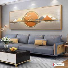 BST163 - TRANH TREO TƯỜNG PHÒNG KHÁCH - SAU SOFA - TRANH TREO TƯỜNG HIỆN ĐẠI HUƠU TÀI LỘC