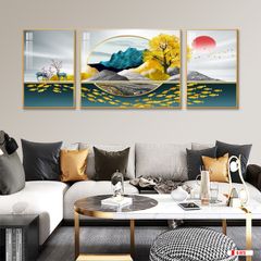 TRANH TREO TƯỜNG PHÒNG KHÁCH - TRANH HƯƠU TÀI LỘC | MÃ D-073