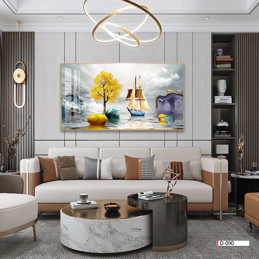 TRANH PHONG CẢNH THIÊN NHIÊN - TRANH PHÒNG KHÁCH - SAU SOFA - PHÒNG ĂN | MÃ D-090
