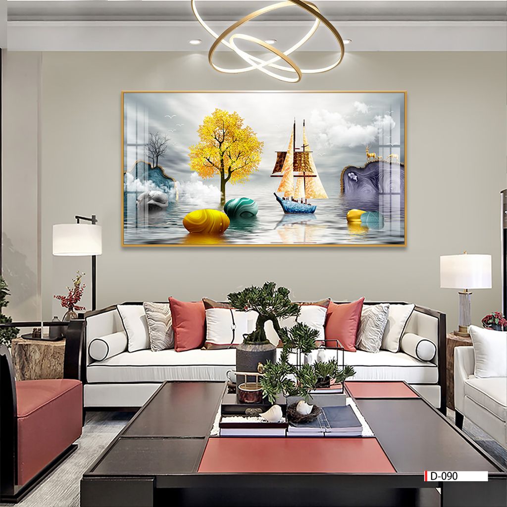TRANH PHONG CẢNH THIÊN NHIÊN - TRANH PHÒNG KHÁCH - SAU SOFA - PHÒNG ĂN | MÃ D-090