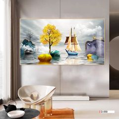 TRANH PHONG CẢNH THIÊN NHIÊN - TRANH PHÒNG KHÁCH - SAU SOFA - PHÒNG ĂN | MÃ D-090