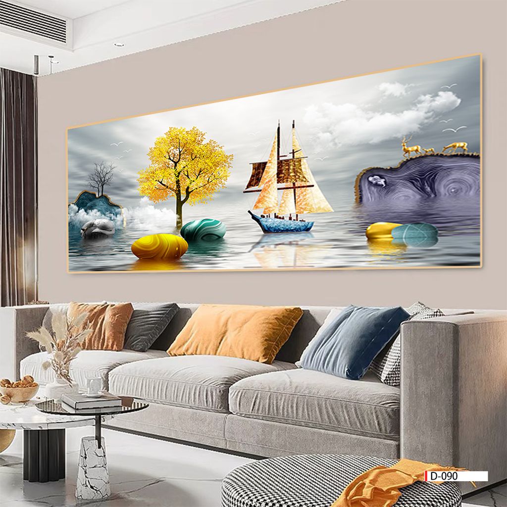 TRANH PHONG CẢNH THIÊN NHIÊN - TRANH PHÒNG KHÁCH - SAU SOFA - PHÒNG ĂN | MÃ D-090