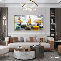 TRANH PHONG CẢNH THIÊN NHIÊN - TRANH PHÒNG KHÁCH - SAU SOFA - PHÒNG ĂN | MÃ D-100