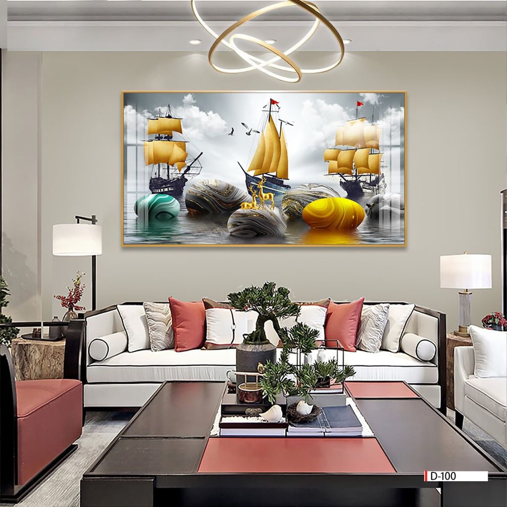 TRANH PHONG CẢNH THIÊN NHIÊN - TRANH PHÒNG KHÁCH - SAU SOFA - PHÒNG ĂN | MÃ D-100