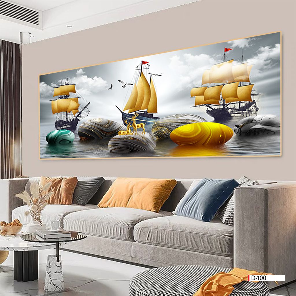 TRANH PHONG CẢNH THIÊN NHIÊN - TRANH PHÒNG KHÁCH - SAU SOFA - PHÒNG ĂN | MÃ D-100
