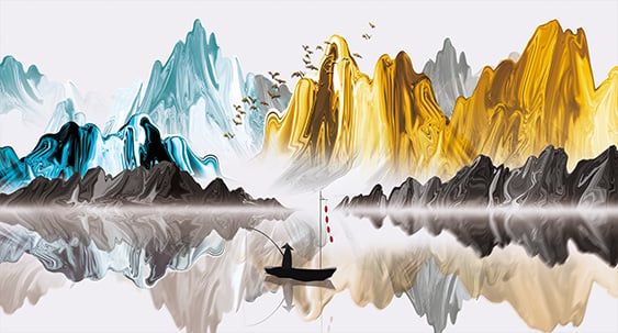 TRANH PHONG CẢNH THIÊN NHIÊN - TRANH PHÒNG KHÁCH - SAU SOFA - PHÒNG ĂN | MÃ D-240