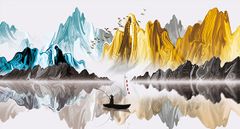 TRANH PHONG CẢNH THIÊN NHIÊN - TRANH PHÒNG KHÁCH - SAU SOFA - PHÒNG ĂN | MÃ D-240