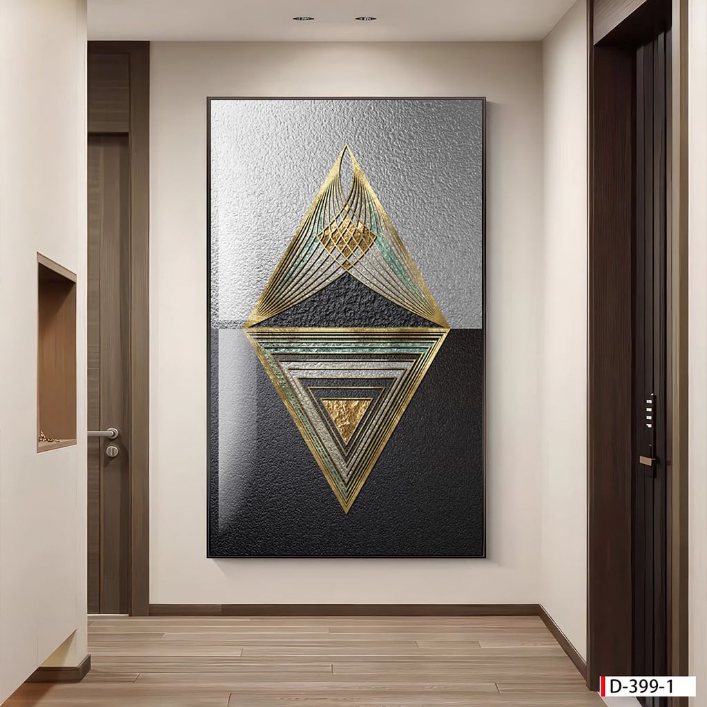 BST83 - TRANH TREO TƯỜNG - TRANG TRÍ HÀNH LANG, SẢNH, LỐI ĐI - CHỦ ĐỀ HIỆN ĐẠI TRỪU TƯỢNG - TRANH ĐƠN DỌC