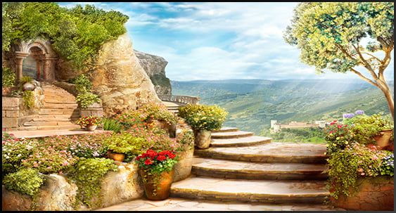 TRANH PHONG CẢNH THIÊN NHIÊN - TRANH PHÒNG KHÁCH - SAU SOFA - PHÒNG ĂN | MÃ D-445