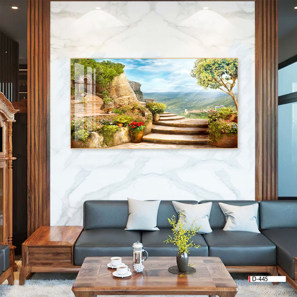 TRANH PHONG CẢNH THIÊN NHIÊN - TRANH PHÒNG KHÁCH - SAU SOFA - PHÒNG ĂN | MÃ D-445