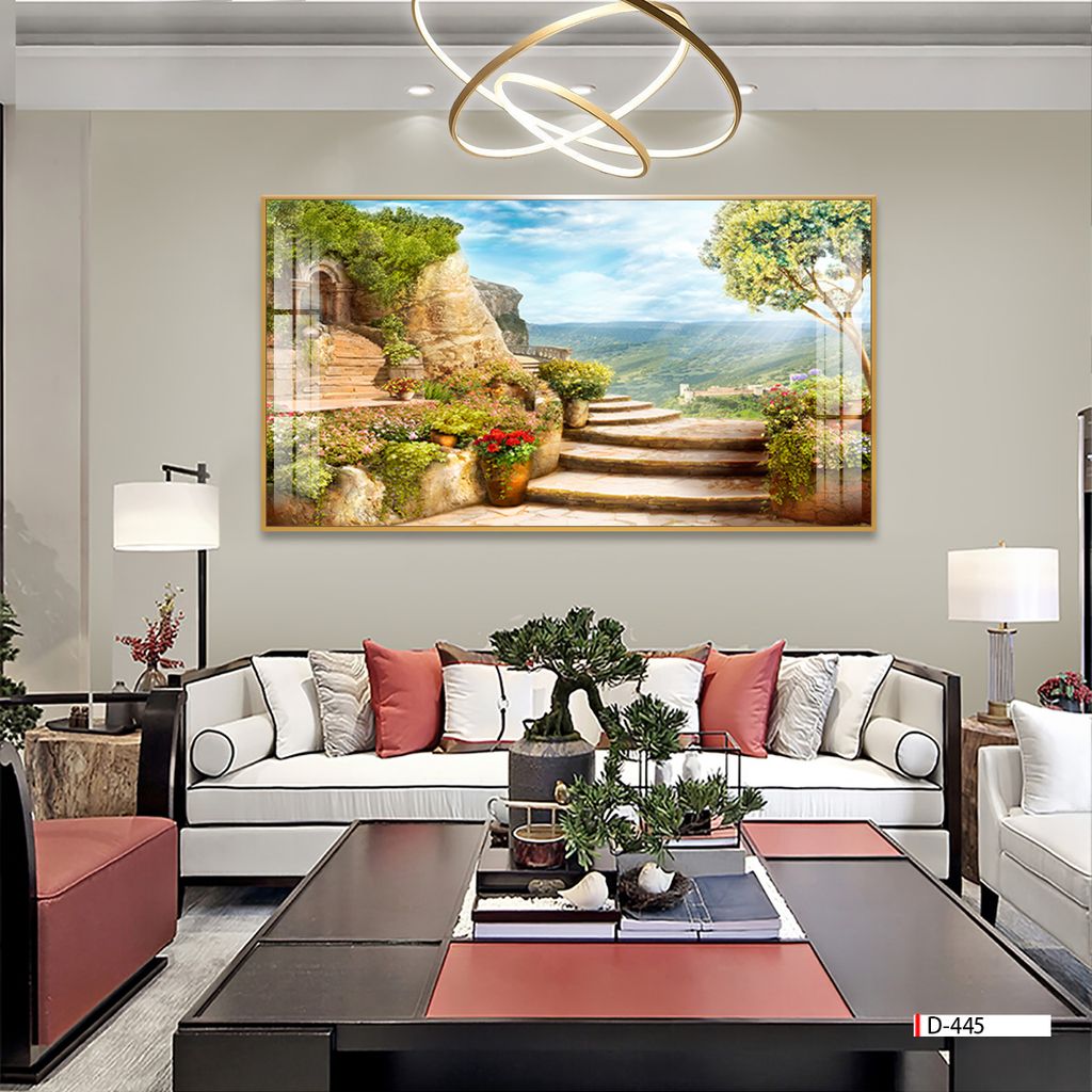 TRANH PHONG CẢNH THIÊN NHIÊN - TRANH PHÒNG KHÁCH - SAU SOFA - PHÒNG ĂN | MÃ D-445