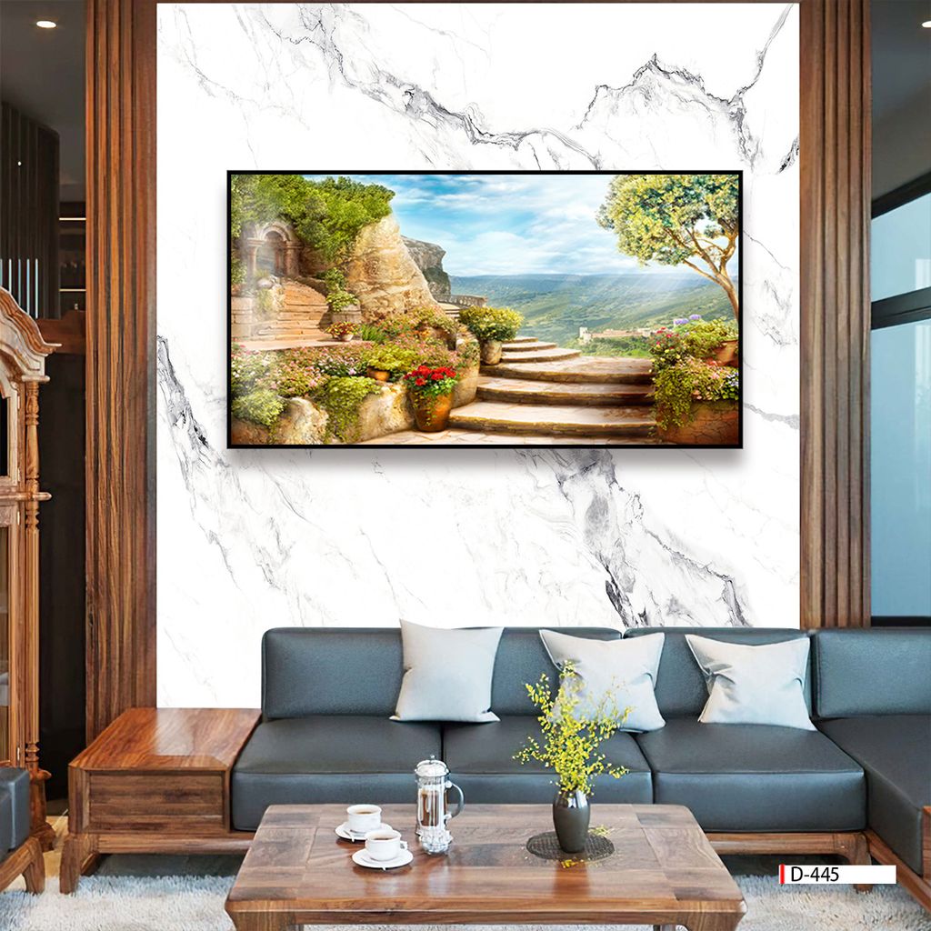 TRANH PHONG CẢNH THIÊN NHIÊN - TRANH PHÒNG KHÁCH - SAU SOFA - PHÒNG ĂN | MÃ D-445