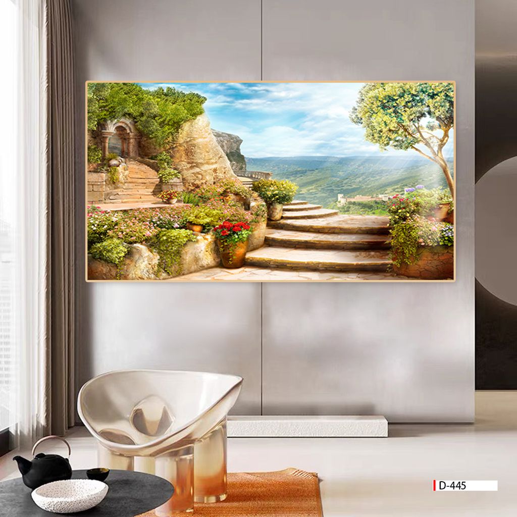 TRANH PHONG CẢNH THIÊN NHIÊN - TRANH PHÒNG KHÁCH - SAU SOFA - PHÒNG ĂN | MÃ D-445