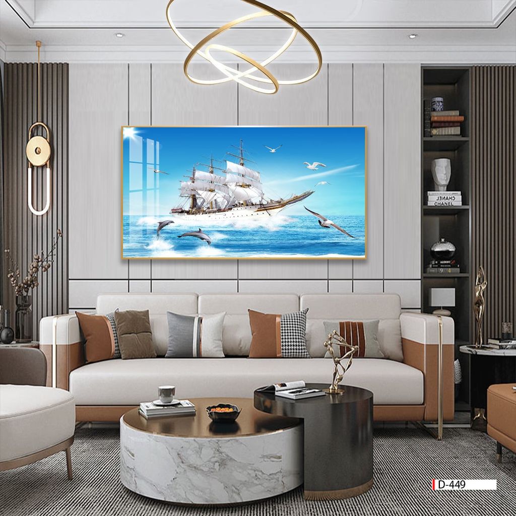 TRANH PHONG CẢNH THIÊN NHIÊN - TRANH PHÒNG KHÁCH - SAU SOFA - PHÒNG ĂN | MÃ D-449