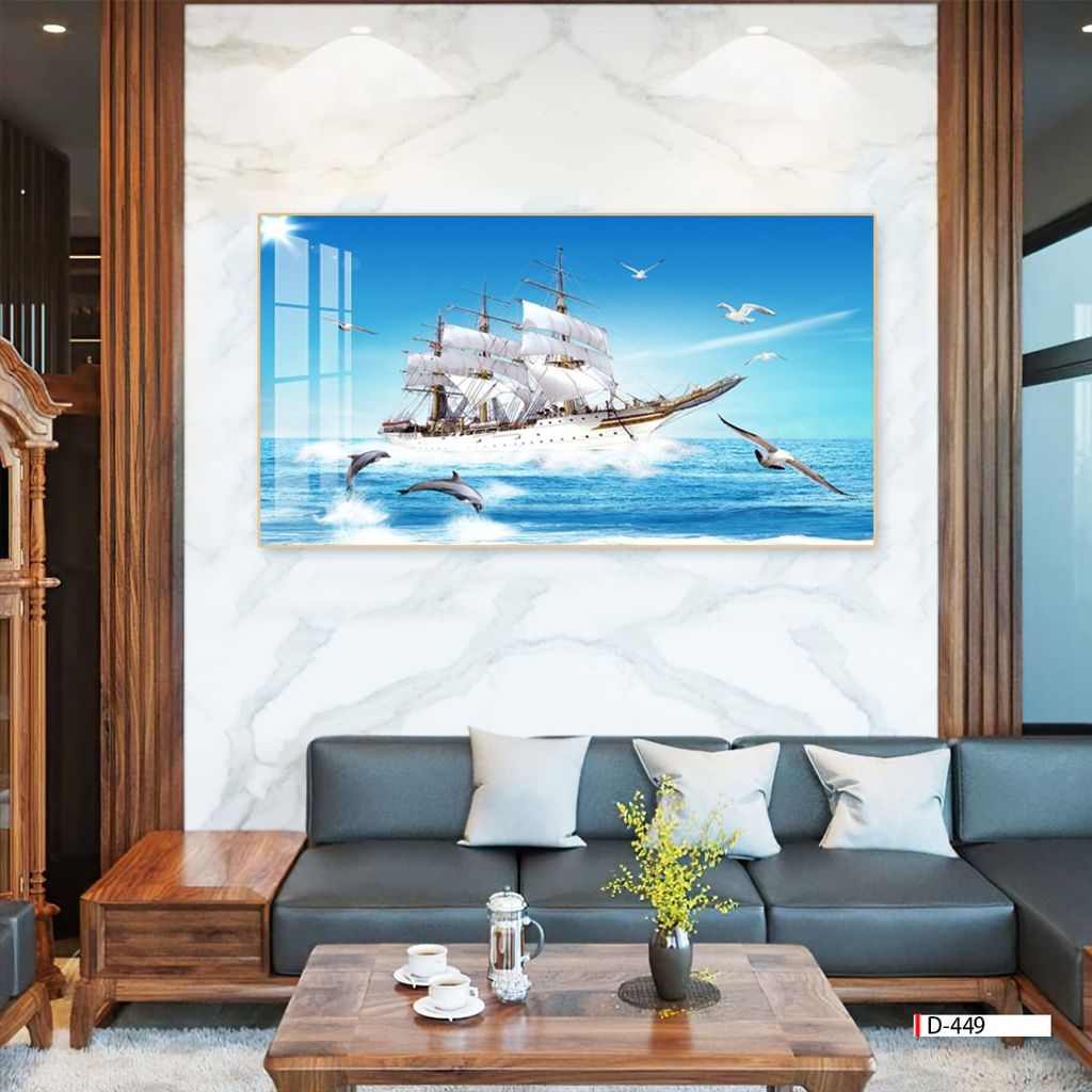 TRANH PHONG CẢNH THIÊN NHIÊN - TRANH PHÒNG KHÁCH - SAU SOFA - PHÒNG ĂN | MÃ D-449