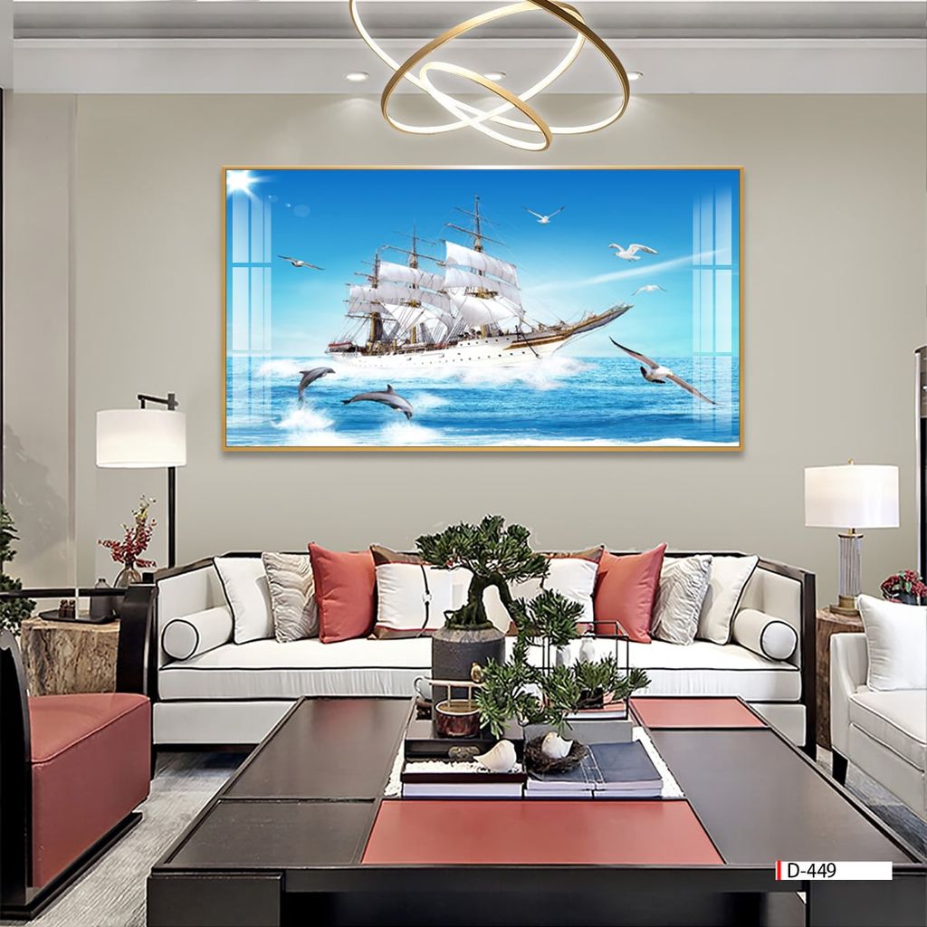 TRANH PHONG CẢNH THIÊN NHIÊN - TRANH PHÒNG KHÁCH - SAU SOFA - PHÒNG ĂN | MÃ D-449