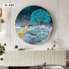 TRANH DECOR NỘI THẤT - TRANH TRÒN - TRANH LỤC GIÁC | MÃ E-776