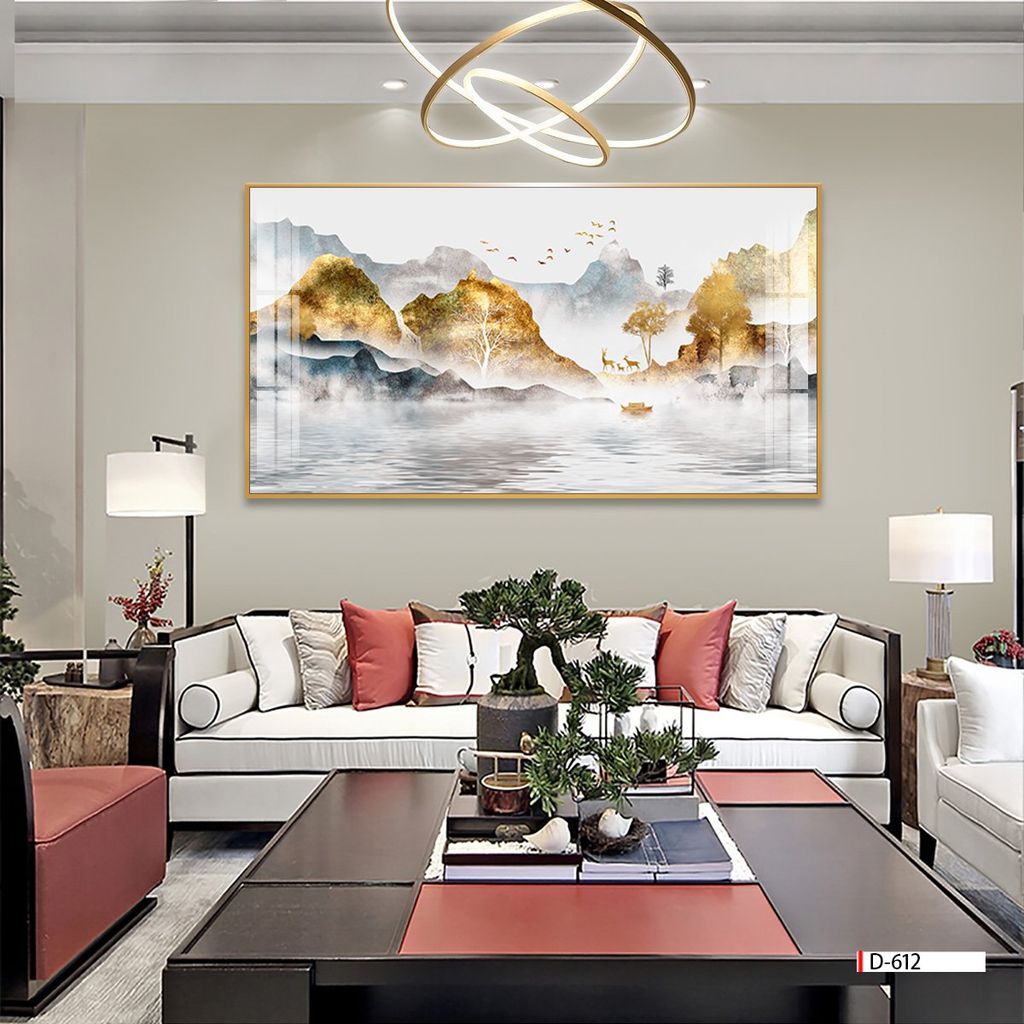 TRANH PHONG CẢNH THIÊN NHIÊN - TRANH PHÒNG KHÁCH - SAU SOFA - PHÒNG ĂN | MÃ D-612