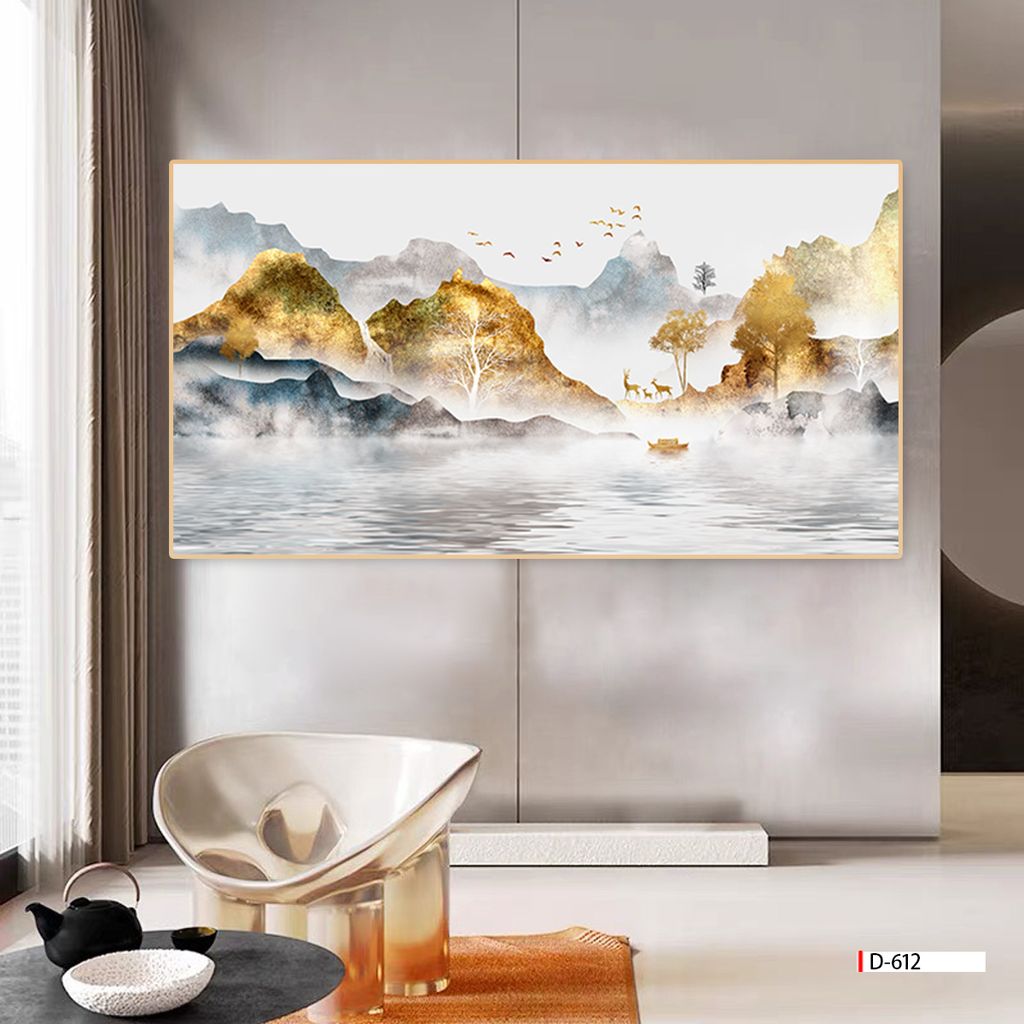 TRANH PHONG CẢNH THIÊN NHIÊN - TRANH PHÒNG KHÁCH - SAU SOFA - PHÒNG ĂN | MÃ D-612
