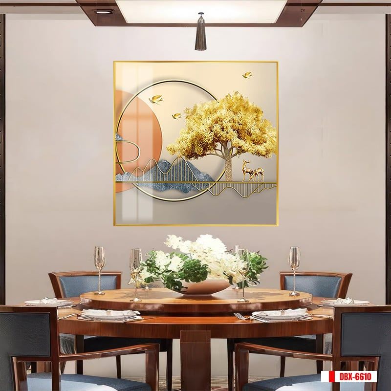 TRANH TREO PHÒNG BẾP - TRANH HƯƠU TÀI LỘC | MÃ DBX-6610