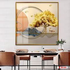TRANH TREO PHÒNG BẾP - TRANH HƯƠU TÀI LỘC | MÃ DBX-6610