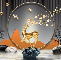 TRANH TREO PHÒNG BẾP - TRANH HƯƠU TÀI LỘC | MÃ DBX-6619