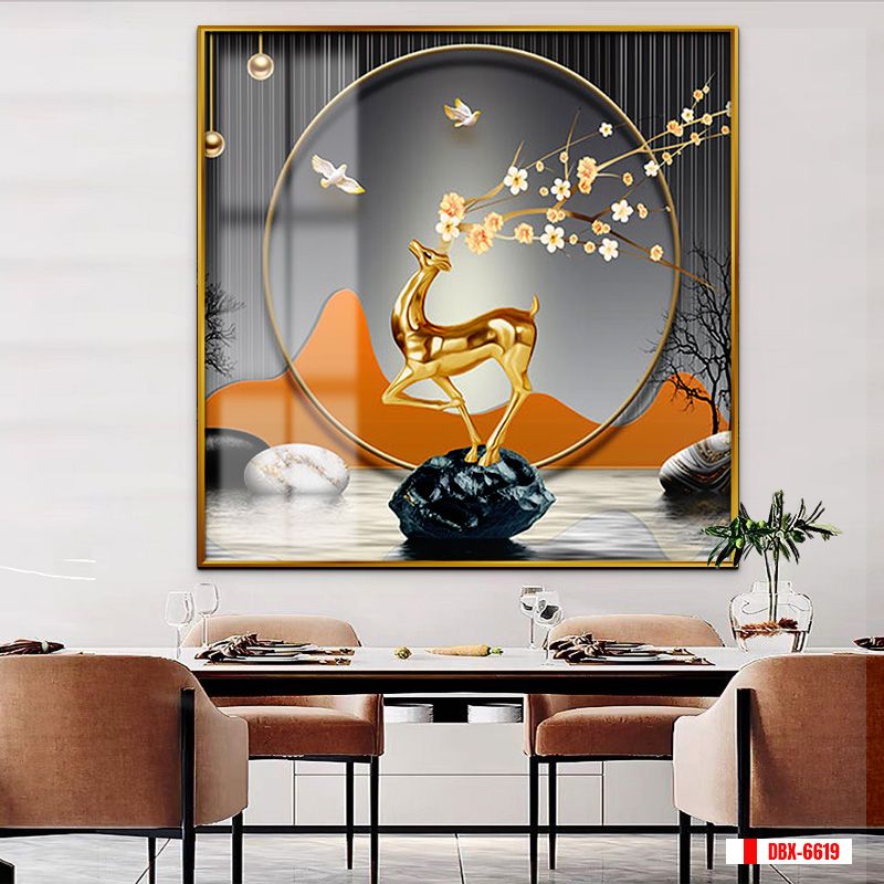 TRANH TREO PHÒNG BẾP - TRANH HƯƠU TÀI LỘC | MÃ DBX-6619