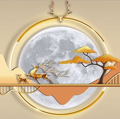 TRANH TREO PHÒNG BẾP - TRANH HƯƠU TÀI LỘC | MÃ DBX-6624