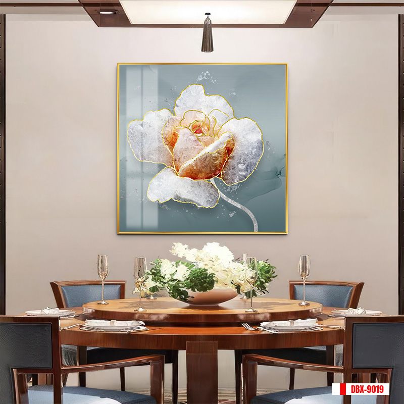 TRANH TREO PHÒNG BẾP - TRANH HOA 3D | MÃ DBX-9019