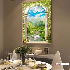 TRANH PHONG CẢNH THIÊN NHIÊN - TRANH PHÒNG KHÁCH - SẢNH LỐI ĐI - CẦU THANG | MÃ DD45