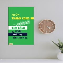 TRANH TREO PHÒNG LÀM VIỆC - TRANH ĐỘNG LỰC | MÃ DL10