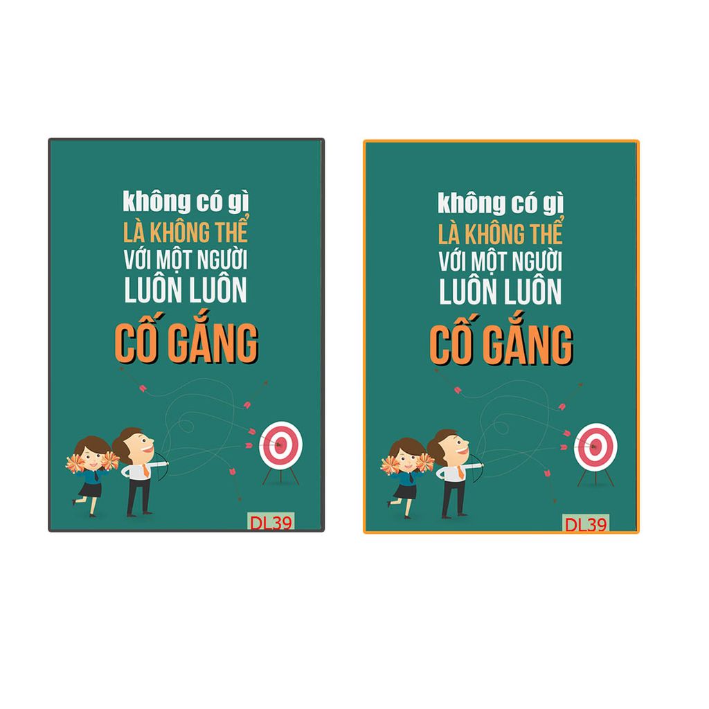 TRANH TREO PHÒNG LÀM VIỆC - TRANH SLOGAN ĐỘNG LỰC | MÃ DL39