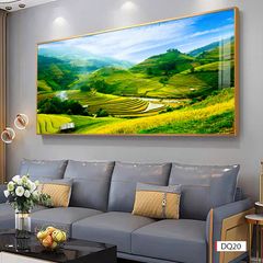 BST200- TRANH TREO TƯỜNG CHIẾU NGHỈ, HÀNH LANG LỐI ĐI - TRANH TREO TƯỜNG HIỆN ĐẠI HUƠU TÀI LỘC  | MÃ XG-6609