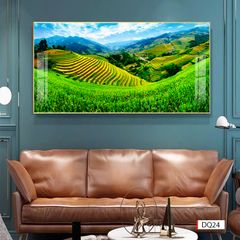 191 - TRANH TREO TƯỜNG PHÒNG KHÁCH, SAU SOFA - TRANH TREO PHONG CẢNH ĐỒNG QUÊ |DQ24