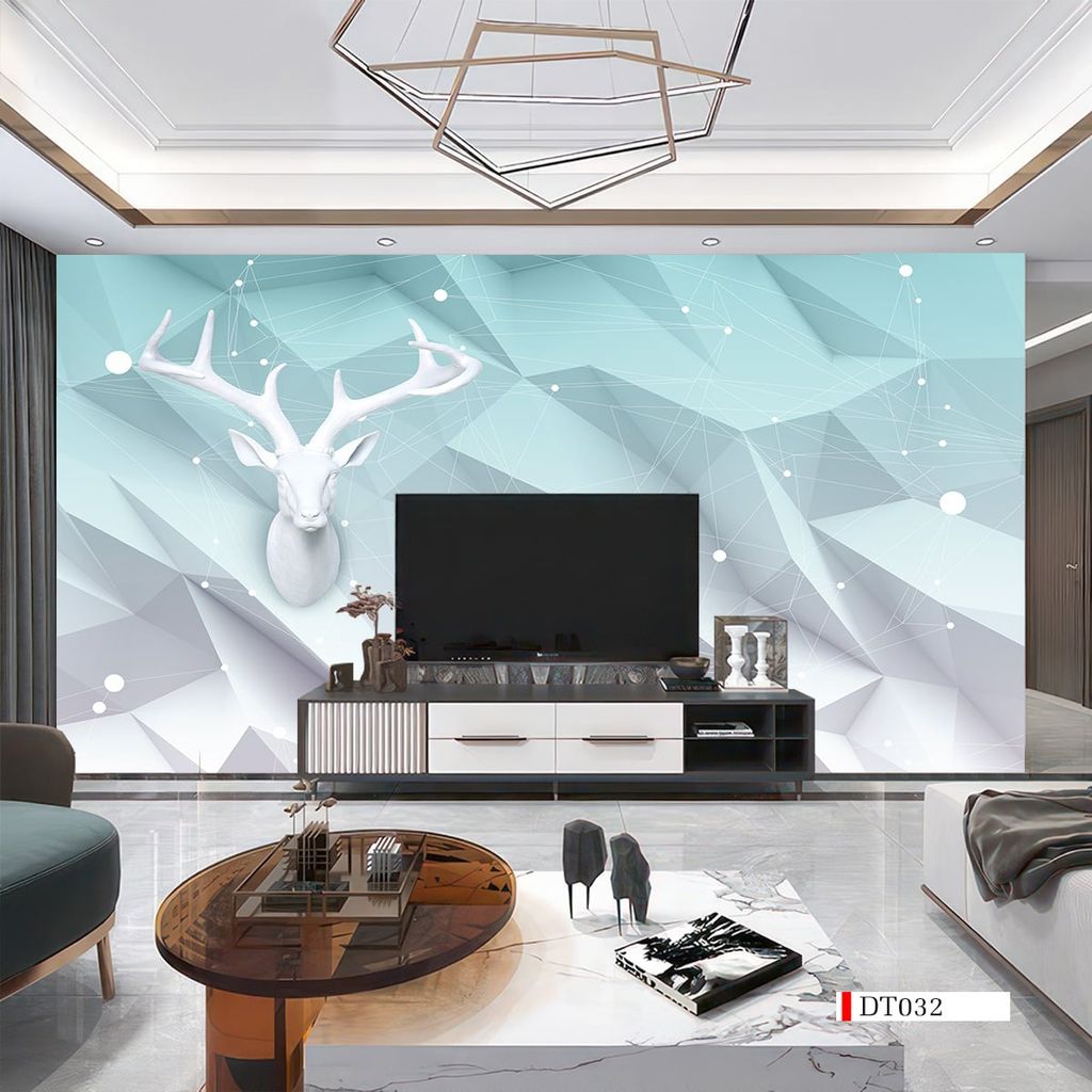 TRANH VẢI DÁN TƯỜNG 3D - TRANH DÁN TƯỜNG HIỆN ĐẠI | DT032