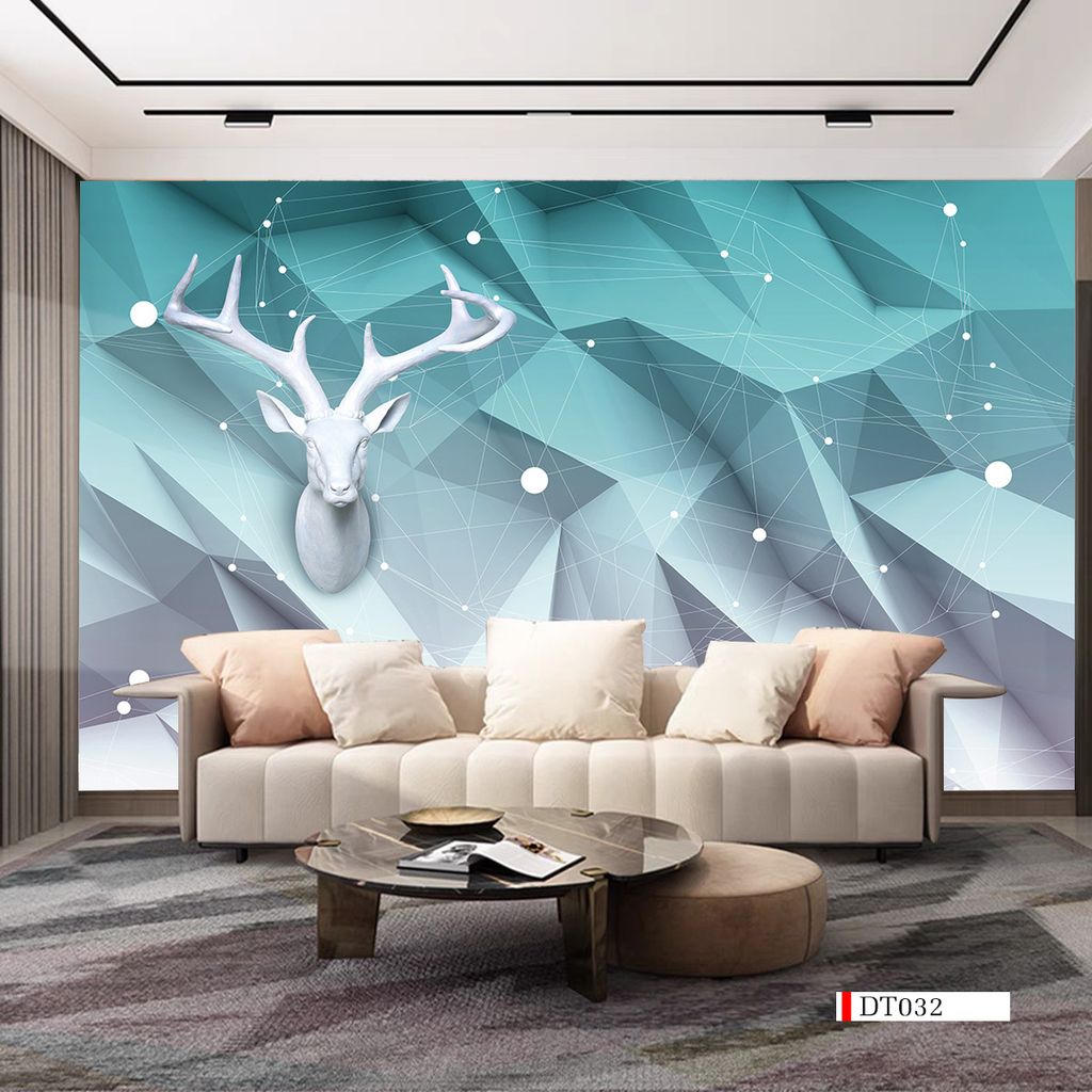 TRANH VẢI DÁN TƯỜNG 3D - TRANH DÁN TƯỜNG HIỆN ĐẠI | DT032