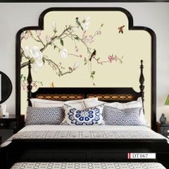 TRANH VẢI DÁN TƯỜNG 3D PHÒNG KHÁCH - TRANH HOA 3D | MÃ DT167