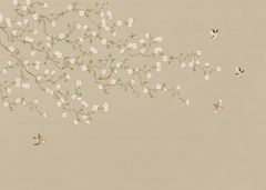 TRANH VẢI DÁN TƯỜNG 3D PHÒNG KHÁCH - TRANH HOA 3D | MÃ DT213