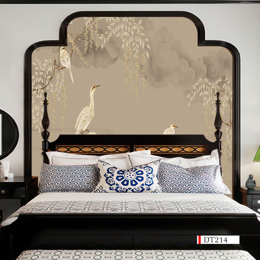 TRANH VẢI DÁN TƯỜNG 3D PHÒNG KHÁCH - TRANH HOA 3D | MÃ DT214