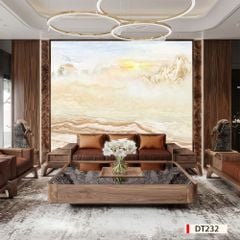 BST156 -  TRANH PVC ỐP TƯỜNG - PHÒNG KHÁCH VÁCH TIVI- VÁCH TRANG TRÍ - TẤM ỐP VÂN ĐÁ PHONG CẢNH - KHỔ LỚN